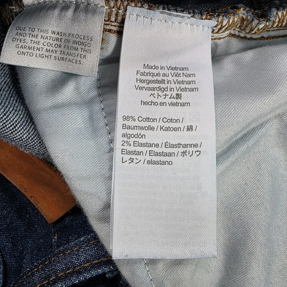 J Crew Classic Straight Dark Wash Jeans Mens Size‎ 30